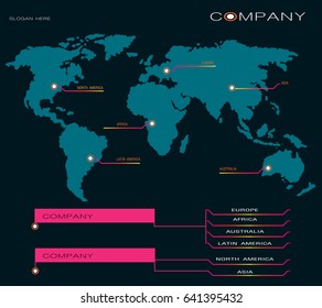 Foreign investment map