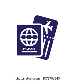 Foreign passport icon