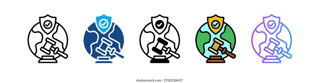 Ícone de Política Externa - Ilustração de Vários Vetores