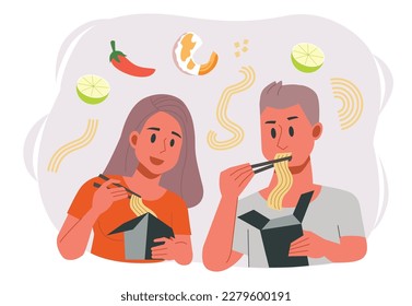 Foreign tourists travel to taste street food with easy package.
