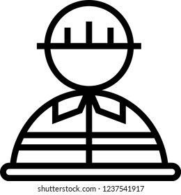foreman icon, labor, worker