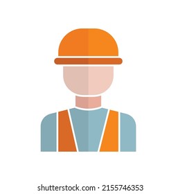 Foreman icon vector. Worker. Flat icon style. design modern illustration editable