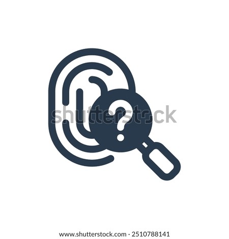 Forensic of Law Vector Icon