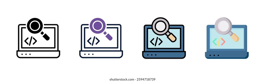 Forensics Icon Element For Design