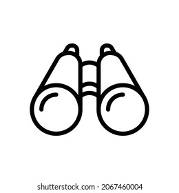 Foreseeing, vision, strategy line flat vector icon for mobile application, button and website design. Illustration isolated on white background. EPS 10 web design, logo, app, infographic. 