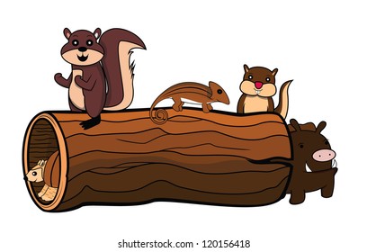 forest animal group