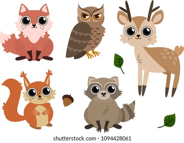 forest animal set