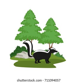 Forest animals cartoon