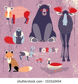 Forest Animals Set