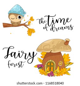 Forest autumn motifs

