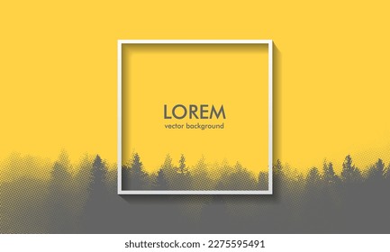 forest background design vector illustration