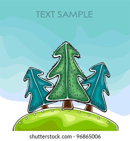 forest background "Happy world" collection