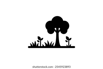 forest black Symbols of Nature Icons