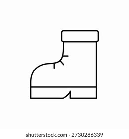 forest boots icon sign vector