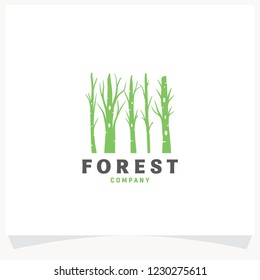Forest Branch Logo Design Template
