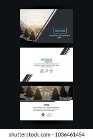 Forest brochure infographic