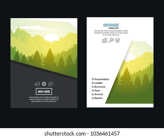 Forest brochure infographic