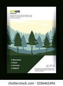 Forest brochure infographic