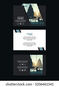 Forest brochure infographic