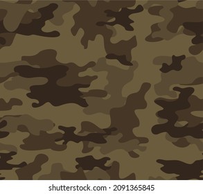 
Forest camo texture, trendy modern military pattern, background for printing clothing, fabric.