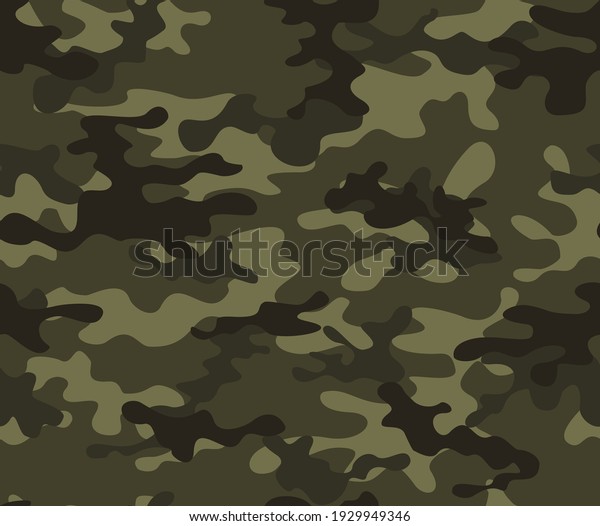 Forest camouflage background, army vector pattern,\
stylish street print. EPS\
10