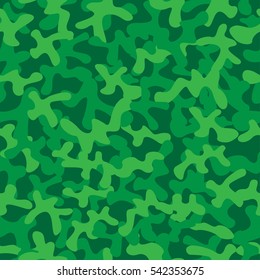 Forest camouflage seamless clothing texture. Military army fashion style