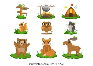 Forest Camping Cute Set