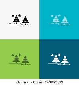 forest, camping, jungle, tree, pines Icon Over Various Background. glyph style design, designed for web and app. Eps 10 vector illustration