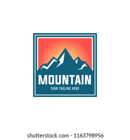 Forest Camping Outdoor Logo Mountain Logo Stock Vector (Royalty Free ...