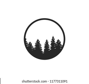 Forest Circle Symbol