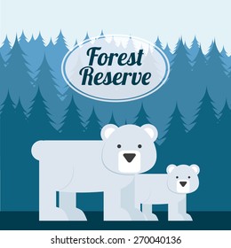 forest concept design, vector illustration eps10 graphic 