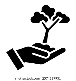 Forest Conservation Icon Element For Design