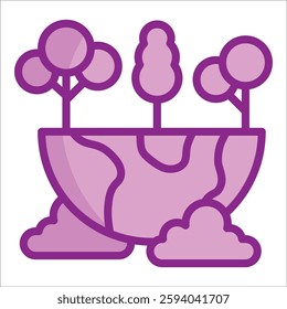 Forest Conservation Icon Element For Design