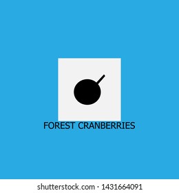 forest cranberries icon sign signifier vector