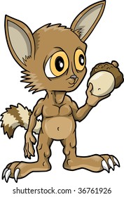 Forest Creature Monster Vector Illustration