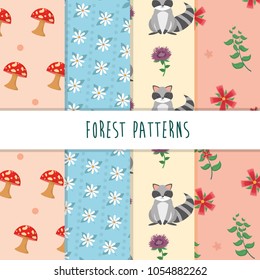 Forest cute patterns