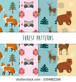 Forest cute patterns