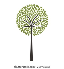 forest design over white background vector illustration 