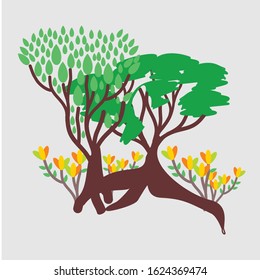 forest design vector icon inspiration