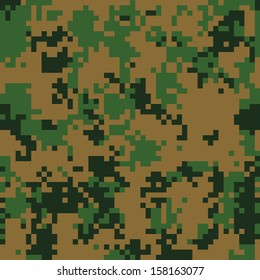 Forest digital camouflage seamless pattern.
200+ camo textures in my portfolio. 