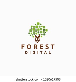 forest digital logo