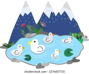 The forest duck