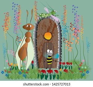 Forest dwellers in a fairytale house