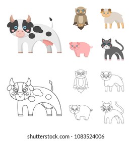 Forest, ecology, toys and other web icon in cartoon,outline style.Animals, farm, enterprises icons in set collection.