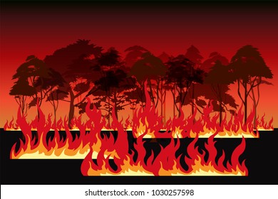 山火事 のイラスト素材 画像 ベクター画像 Shutterstock