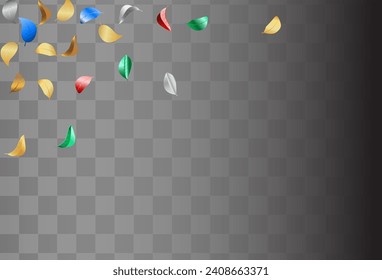 Forest Foliage Nature Vector Black Transparent Background Border. Herbal Leaf Plant. Yellow Leaves Fresh Background. Color Fly Brochure.