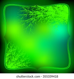 Forest greenness  - vector illustration 