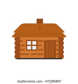 Forest hut icon