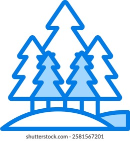 Forest Icon Element For Design