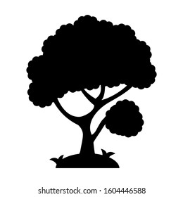 forest icon isolated sign symbol vector illustration - Collection of high quality black style vector icons
